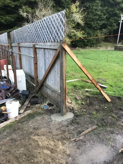 Gate post repair